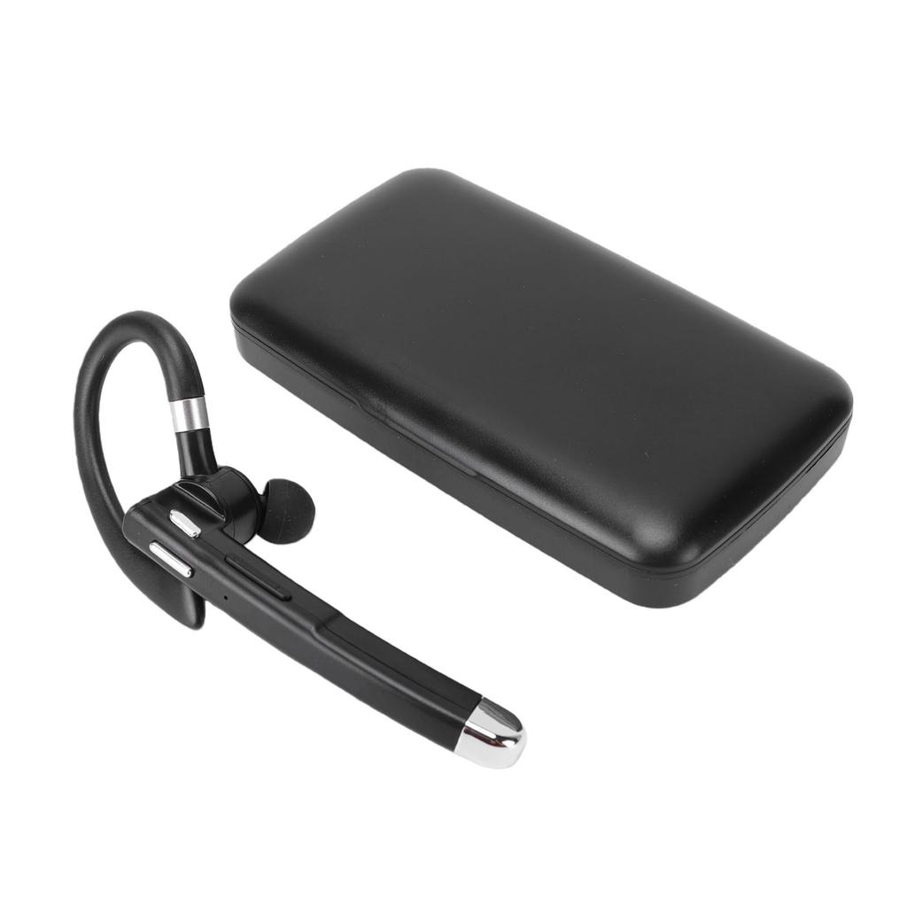 Bluetooth Headset Wireless 6.1 Earpiece Single Ear Headphone for Trucker Business 180 Degree Rotatable Al Translation 2