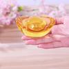 Feng Shui Gold Ingot Ornament for Wealth: New Year Hollow Plastic Candy Box Decor