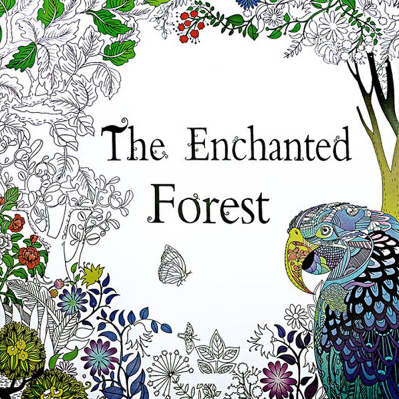 Secret Garden Adult Decompression Hand-painted Coloring Book Mysterious Garden Coloring Book