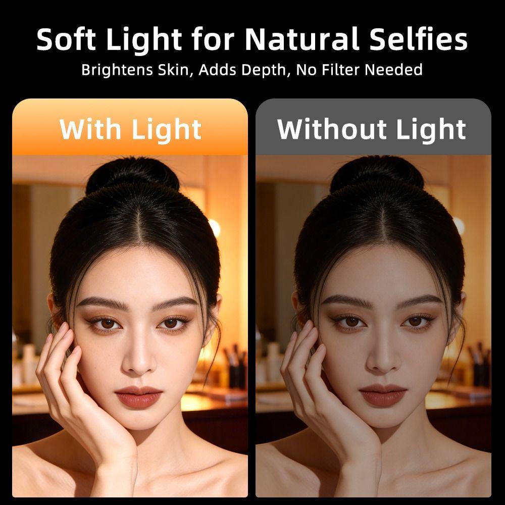 Rechargeable Video Selfie Light for DJI Osmo Pocket 4 Gimbal Camera Accessories