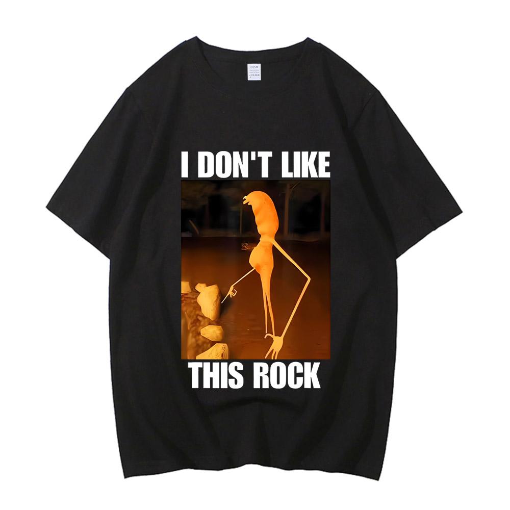 Ich mag diese Rock T-Shirts nicht Lustiges Marcus der Wurm Meme T-Shirt Herren Damen Mode High Street Hohe Qualität Baumwoll T-Shirts