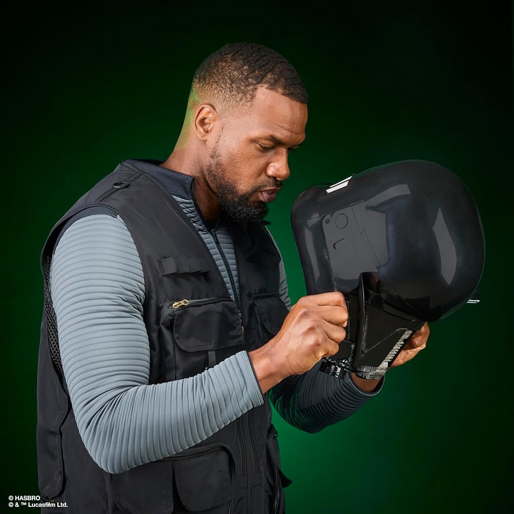 Hasbro Star Wars Black Series Imperial Death Trooper Premium Electronic Helmet, Rogue One: A Star Wars Story Roleplay Item, Ages 14 and Up, G0706, Aut