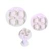 Pabe 3-Piece Hydrangea Embossing Mold Set