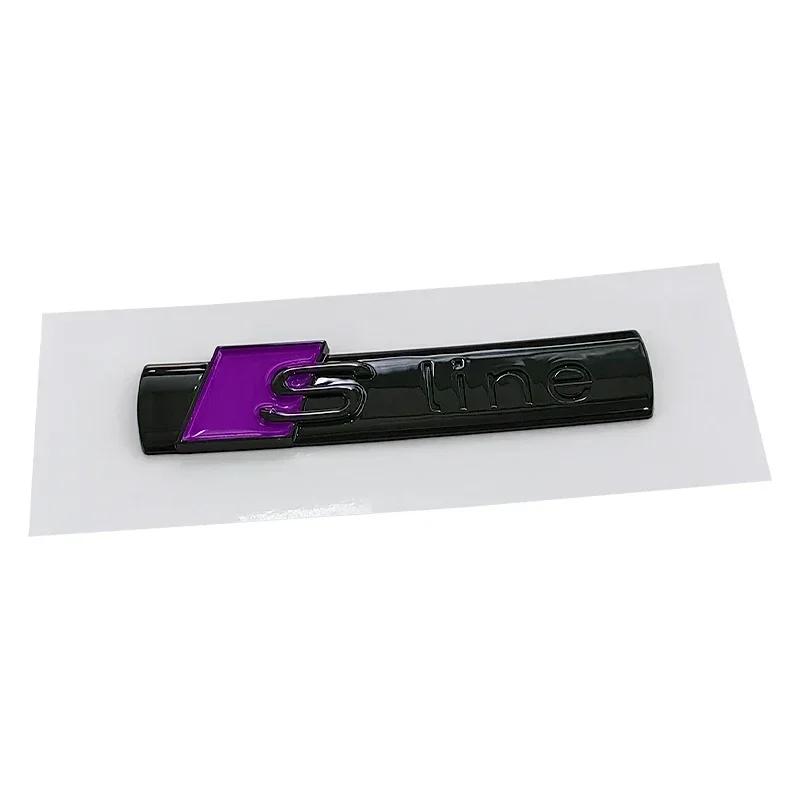 ABS Car Side Sticker Trunk Logo for a2 Sline S Line A4 A5 A6 A8 S3 S4 S5 S6 S7 S8 SQ5 SQ7 A3 Q5 Q7 Q8 RS3 RS4 RS5 Badge Emblem