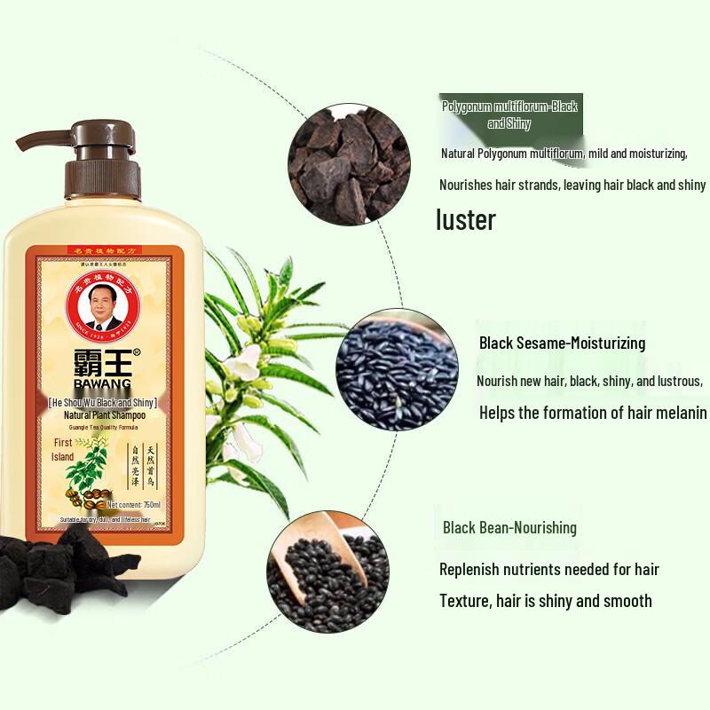 Bawang Shouwu Black & Bright Shampoo