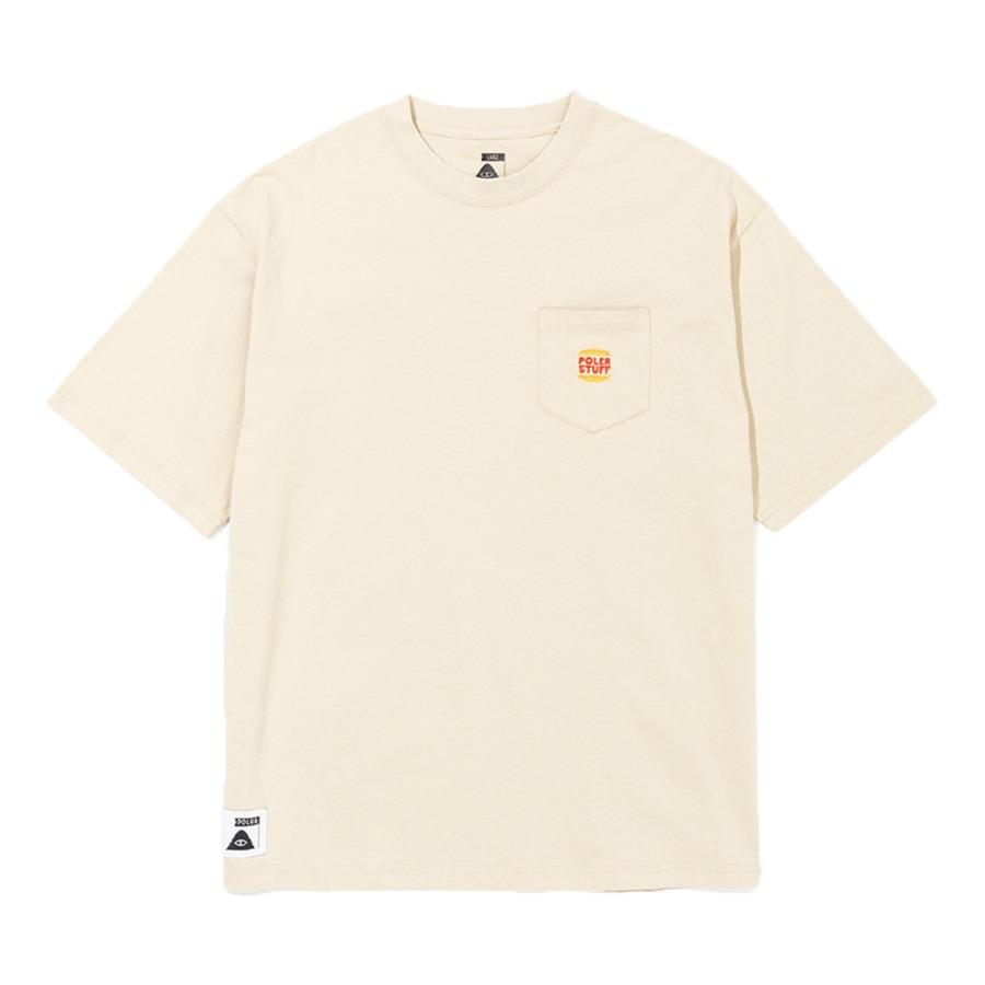 Polar Staff Steamed Hams Pocket Relax Fit Tee Moss Gray M (231Mcv0058Mgrym)