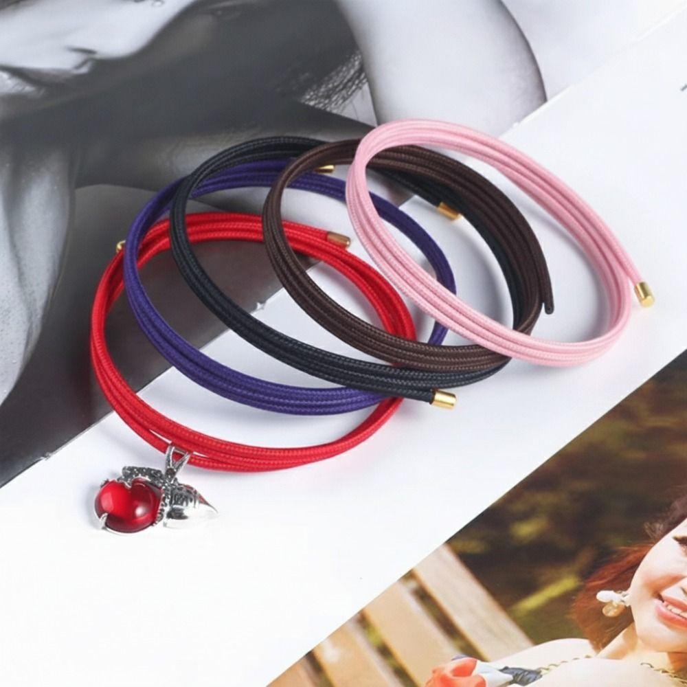 Corde Magnétique Réglable 51cm de Longueur Bracelet Lien Magnétique Bracelet Magnétique Polyvalent Pour Unisexe