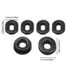 Rubber Side Cover Grommets 6pcs Grommets Kit Replacement Rubber Grommets For Motorcycle & Easy To Install For Battery Covers