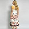 Senza maniche con spalline taglia forte Vintage floreale Nuovi Arrivi Vestiti Per Donne Casual Lunghi Estivi da Festa