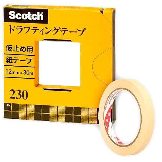 3M Scotch Drafting Tape with Dispenser, Paper Box, 12mm x 30m, 230-3-12 B0013MXT0M