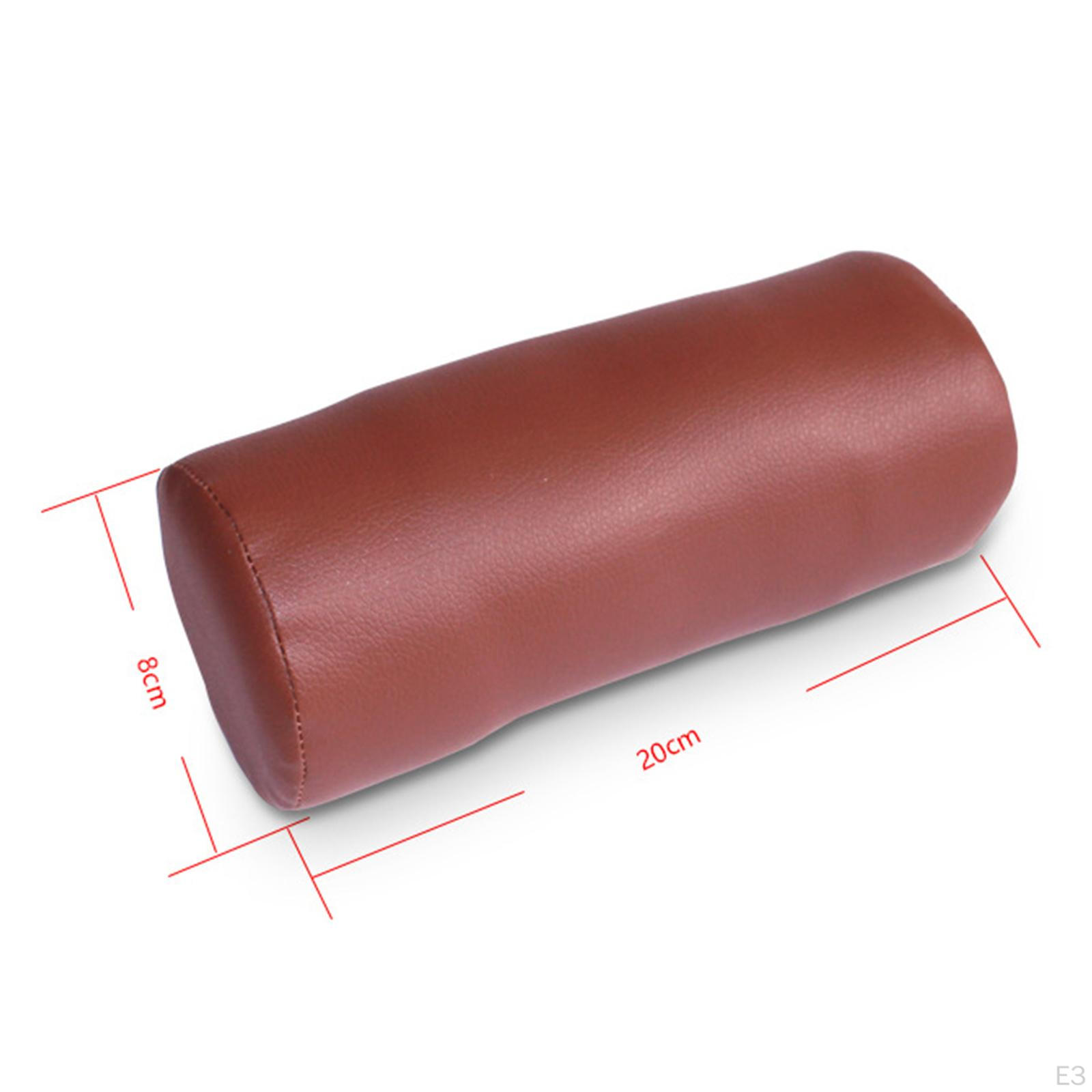 Цилиндрическая подушка обеспечивает поддержку. Регулируемые вставки. Подушка для шеи — фото 4