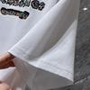 GZ-8952 CHROME HEARTS 2025 Sommer Neue Hohe Qualität Baumwolle Rundhals Lose Große Größe männer und frauen T-shirt Paar t-shirt