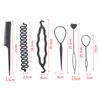 6 Pcs/Set Multiple Magic Hair Braided Tool Women Girl Hair Donut Bun Maker Hairpins Twist Hair Clip Styling Tool Hair Accessory