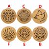 Exquisite Wooden Soundhole Cover, Anti-Feedback, Fits 41-Inch Acoustic Guitars.