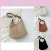 Sac fourre-tout décontracté et élégant pour femme, sac bandoulière moderne en toile rétro pour une utilisation quotidienne