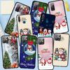 Phone Case for iPhone 17 16 15 Plus XR Huawei P30 P20 Lite Redmi Note 14 12 11 13 Pro Max OPPO A60 A80 A40 A38 Gift Snowman Merry Christmas Deer Cover