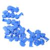 25Pcs Blue Solderless Quick Splice Snap Wire Connector 0.75 2.5mm AWG 14 To 18