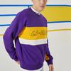 Li Ning Fleece Lockerer Schnitt Rundhals Pullover Sweatshirt Winter Partnerlook Herren Sweatshirt Lila AWDQ654-4
