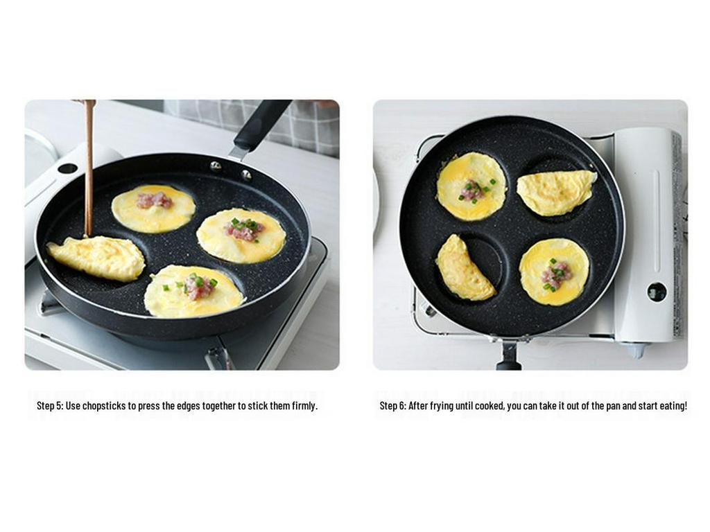Maifan Stone Non-Stick Four-Hole Breakfast Pan
