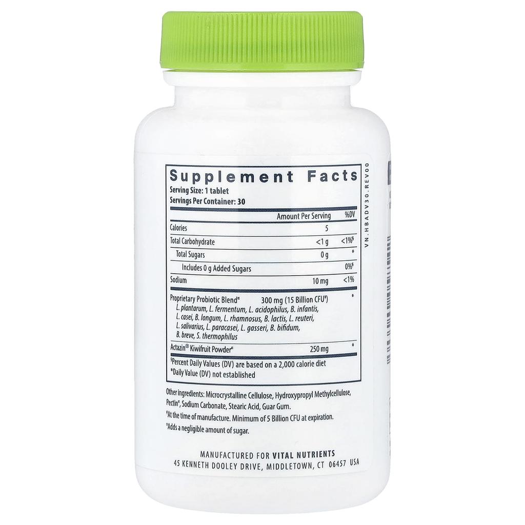 Hyperbiotics®, Pro-15® Advanced Probiotikum, Vegane Tabletten, 30 Tabletten