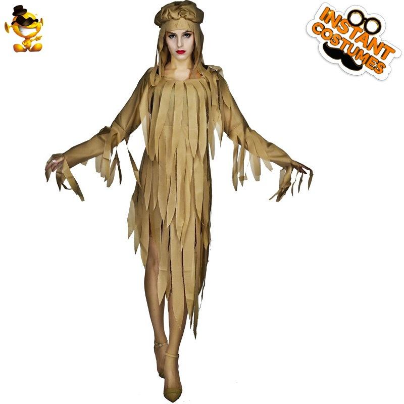Adult women`s mummy zombie Halloween costume