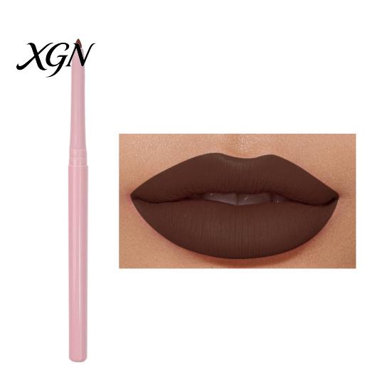 Anti Sweat Lip Pencil Retractable Liner for Women, Long Lasting Waterproof Pencil, Makeup Essential Tools Precise Shaping & Filling Defined Shape