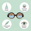 With eyelashes Crazy Eyes Props Plastic Material Novelty Glasses Funny Glasses Toys  Birthday Gifts