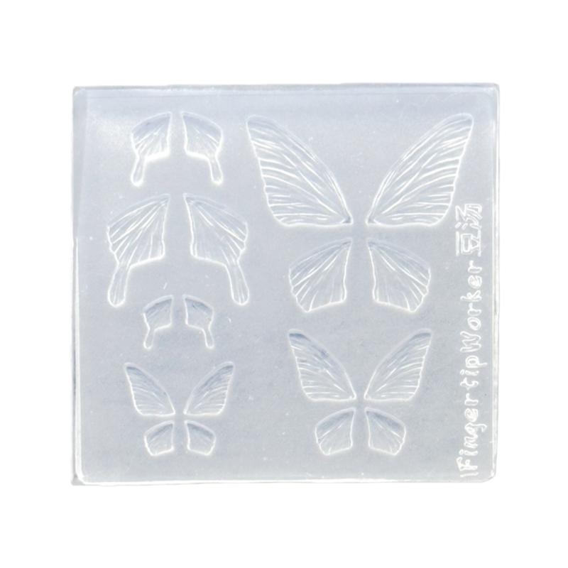 

Flexible Silicone Butterfly Wing Mold For Handmade Nail Art Jewelry Making Manicure Mould With Intricate Texture Designs 1