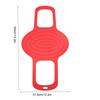 Food Grade Silicone Heat Resistant Turkey Lifter Non Stick Poultry Cooking Mat(Red)