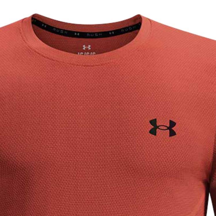 Under Armour Vanish Elite Seamless Comfortable Skin-Friendly Versatile Breathable Short Sleeve T-Shirt Men Tops Flame 1376781-847