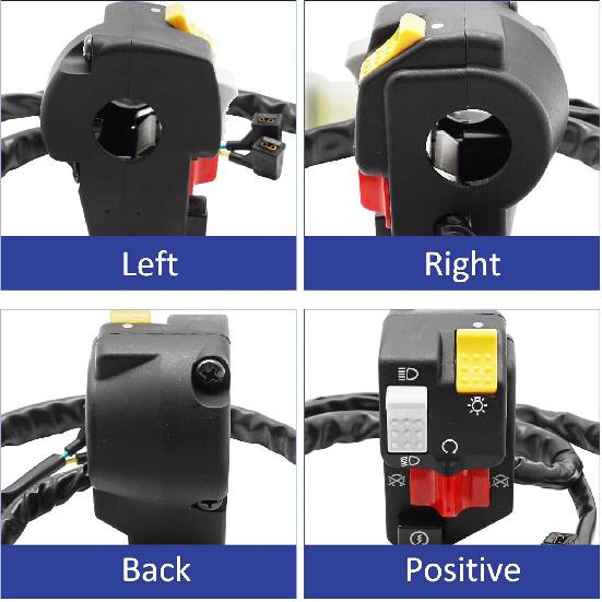 Handlebar Switch Start Stop Headlight for Honda TRX400EX Sportrax 400 1999 2000 2001 2002 2003 2004,OEM# 35020-HN1-000