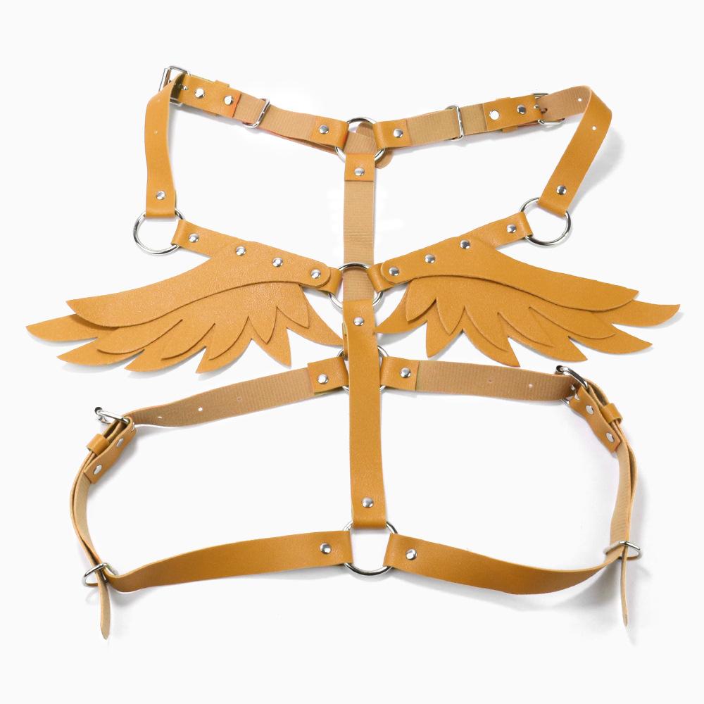 Sm Bondage Body Strap Shoulder Strap Waist Strap Women'S Cortical Angel Wings Strap Women'S Laura Strap