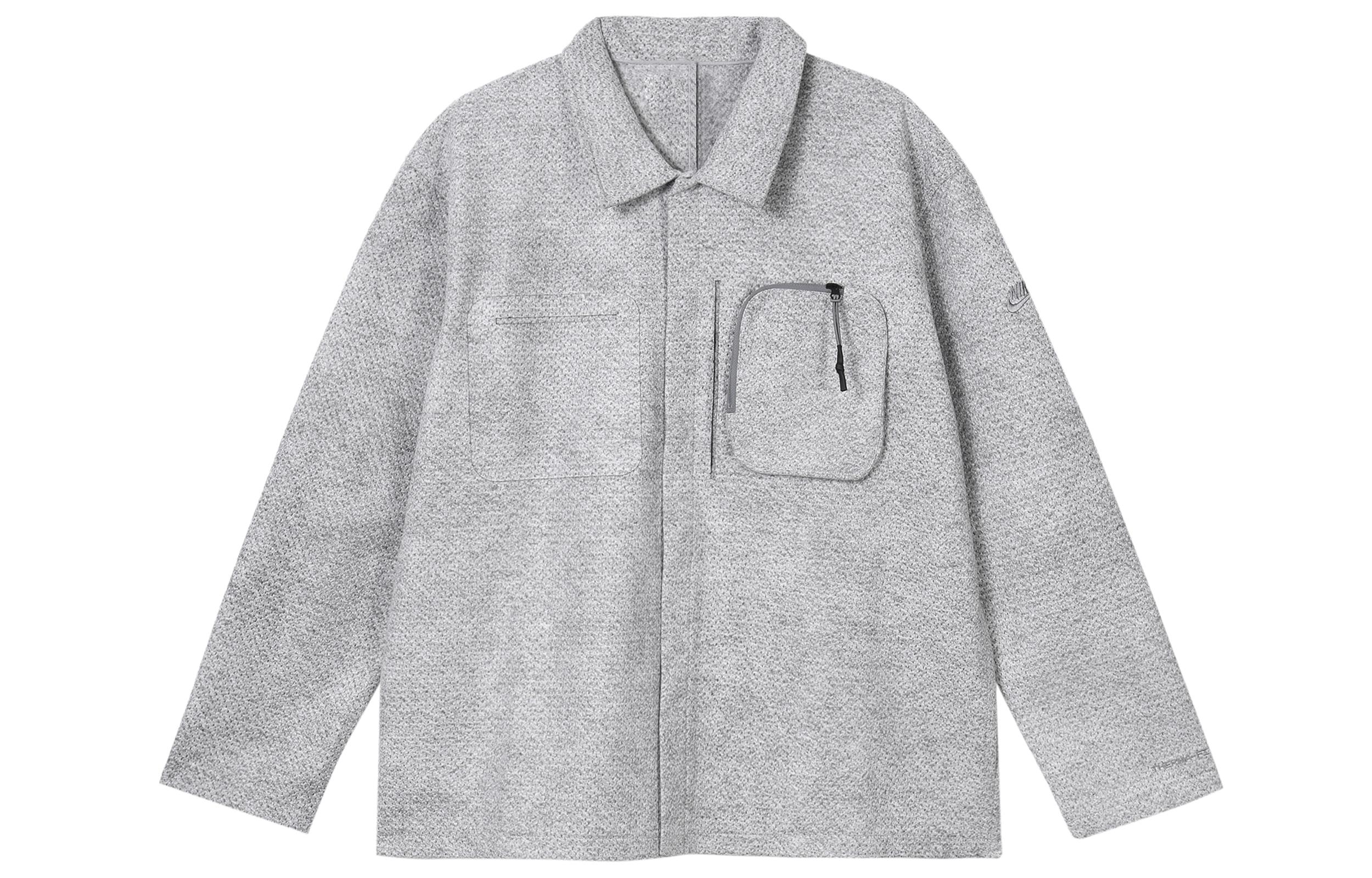 Nike Jackets Men s Cool Gray Lapel Moderate Other DV9993-084 L