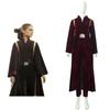 Costume Padme Cosplay Amidala Pleuche Material Coat Pants Belt Suit