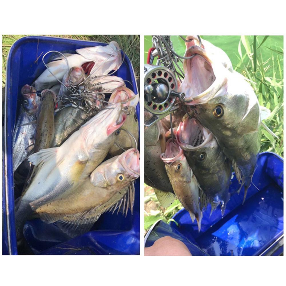 Fish Stringer High Strength Stainless Steel Snaps Fish Lock Keeps Fresh 10