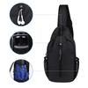 Men's Crossbody Outdoor Chest Bag: Trendy, Wear-Resistant, Waterproof, and Fashionable Single Shoulder Bag