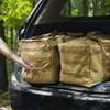 60L Outdoor Camping Gear Organizer Waterproof Canvas Travel Bag Large Handbag for Tent Sleeping Bag Storage