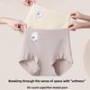 Large Size Lady Spring and Autumn Maintenance Mulberry Silk Antibacterial Crotch High Waist Abdominal Wrap Hip Briefs