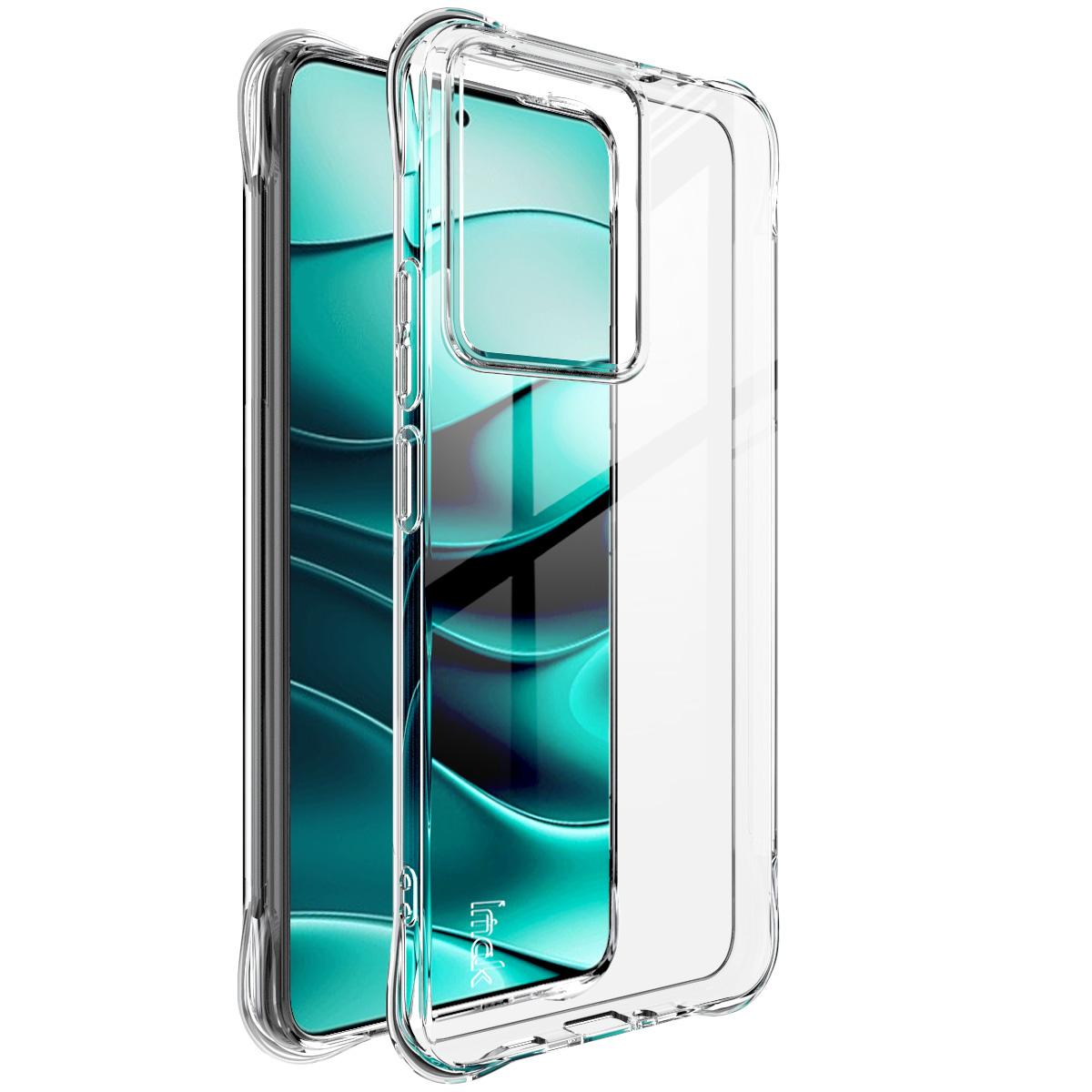 

Для Realme 14 5G Global Phone Case IMAK ударопрочный мягкий чехол Realme 14 5G (Global) прозрачный белый