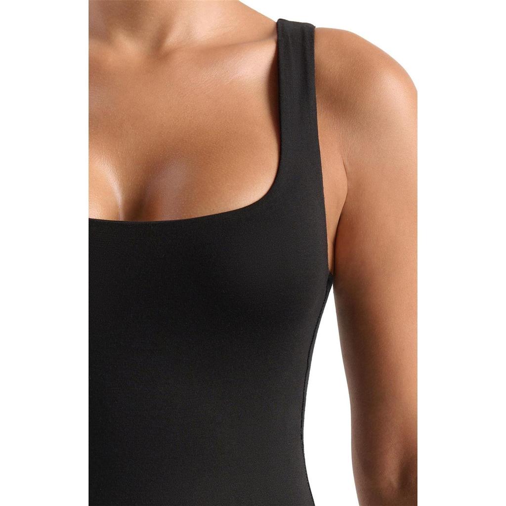 Naked Wardrobe Womens/Ladies Scoop Neck Bodysuit