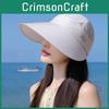 Summer Wide Brim Sun Hat With Removable Hat Top Breathable Sunshade For Outdoor Activities