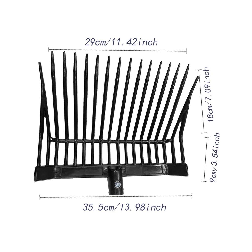 Głowa zamienna widły do obornika końskiego grabie ogrodowe widły do siana do hodowli zwierząt gospodarskich