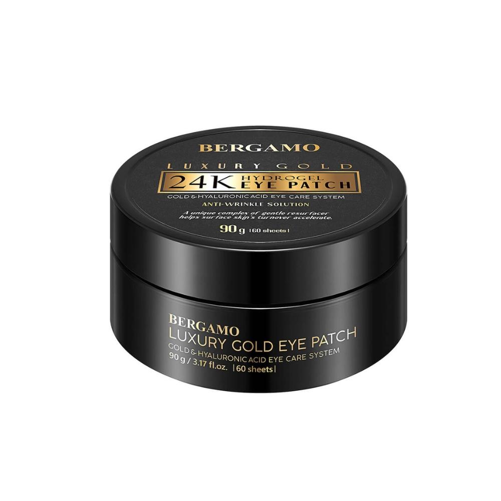 

BERGAMO 24K GOLD Hydrogel eye patches with gold, 60 pcs. янтарний колір золота