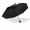 Golf Swing Artwork Portable Automatic Umbrella Compact 8-Rib Design Sturdy Construction Perfect for Outdoor Adventures Outdoor Accessory