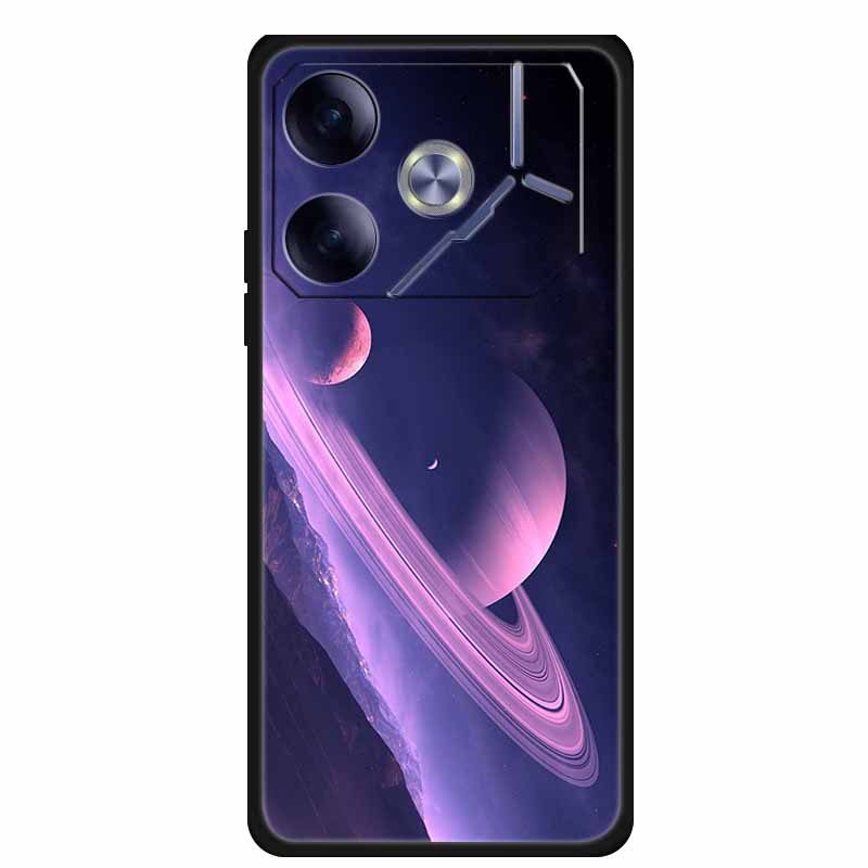Phone Case For Tecno Pova 6 Back Cover Case Shockproof Black Silicone Soft Funda For Tecno Pova 6 Case Pova6 6.78" Capas Coque