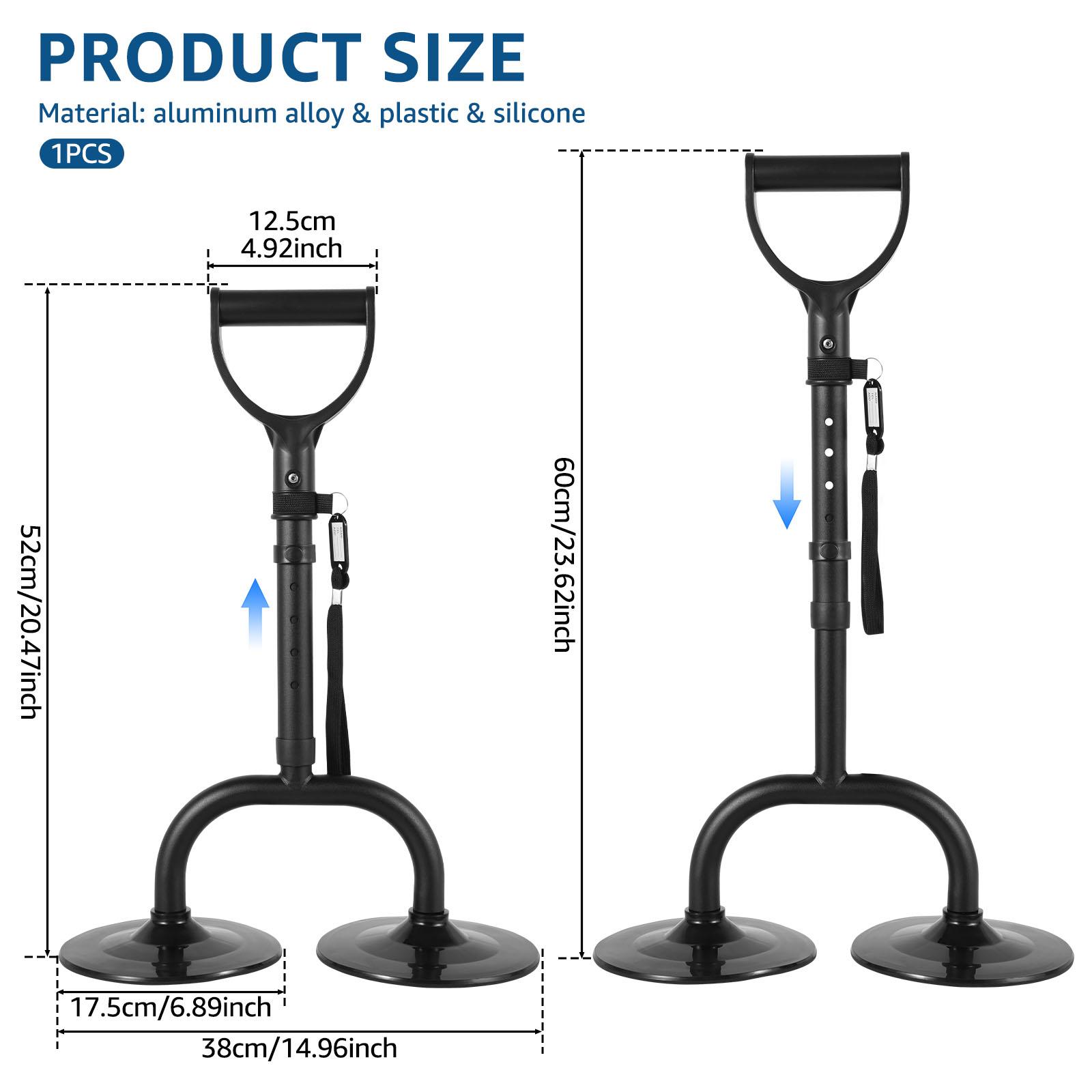 

52-60СМ Регульований Інструмент для Мобільності Портативний Пристрій для Підтримки Стояння зі Шнурком Легкий Засіб для Підтримки Підйому для Літніх Людей