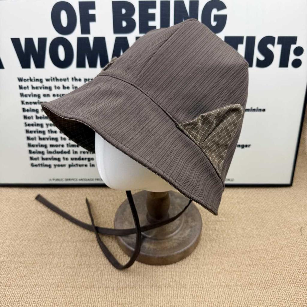 Strap Sunscreen Hat Women's Summer UV Protection Sun Hat Face Protection Neck Bucket Hat Small Face Sun Hat