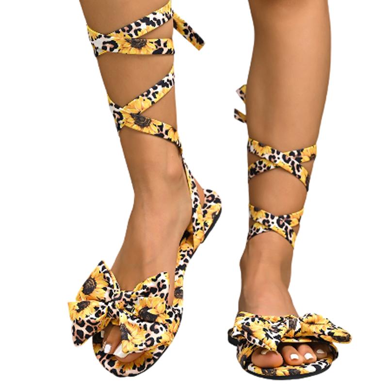Flache Schuhe Damen Sandalen Schleifenschuhe Kleiderschuhe Designer Rom Schuhe Elegante Damenschuhe 2026 Sommertrend Sexy Damen Zapatillas