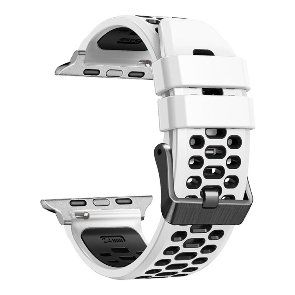 Sport Silicone Strap For Apple Watch Ultra 2 49mm Bracelet Wristband For Apple Watch Series 10 9 8 7 SE 6 46mm 45mm 44mm 42mm