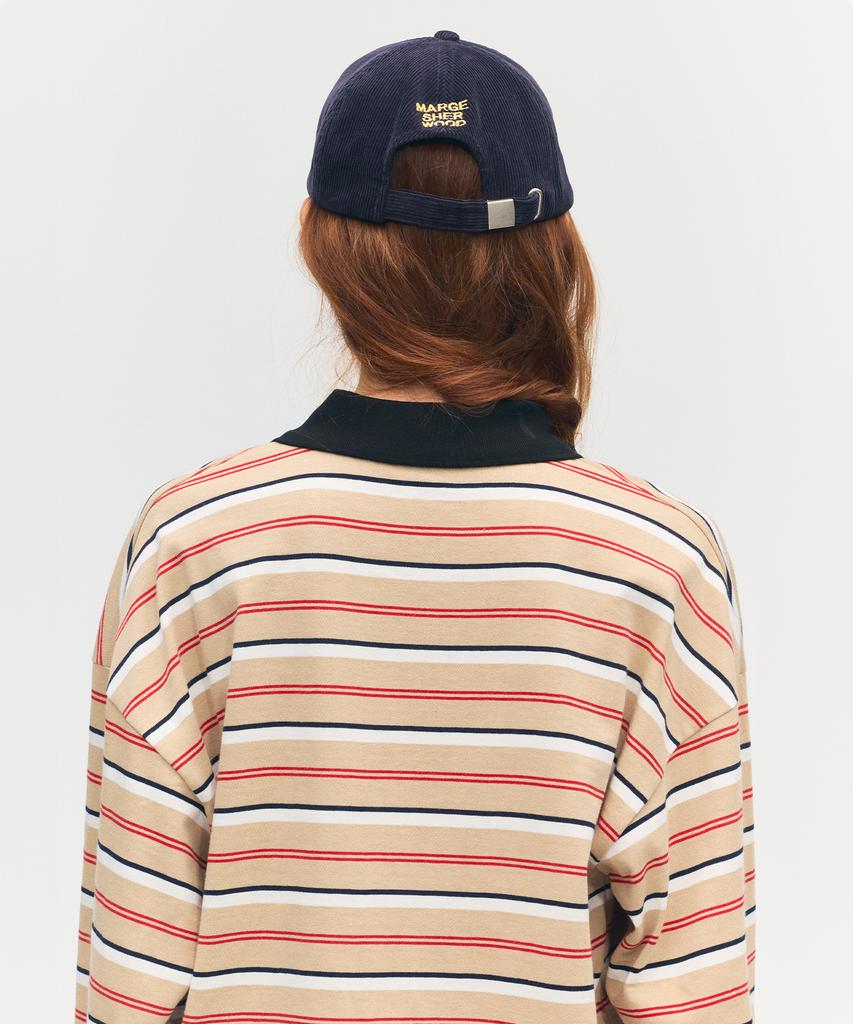 Majisyeoudeu Corduroy New York Ballcap_Navy